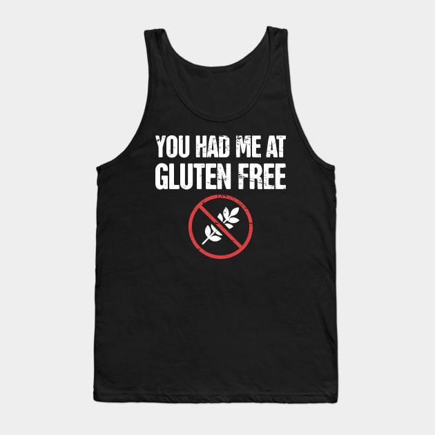 Funny Gluten Free Celiac Disease Tank Top by MeatMan